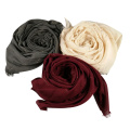 Newest hijab plain pashmina muslim scarf rhinestone women cotton viscose Gilter Hijab scarf